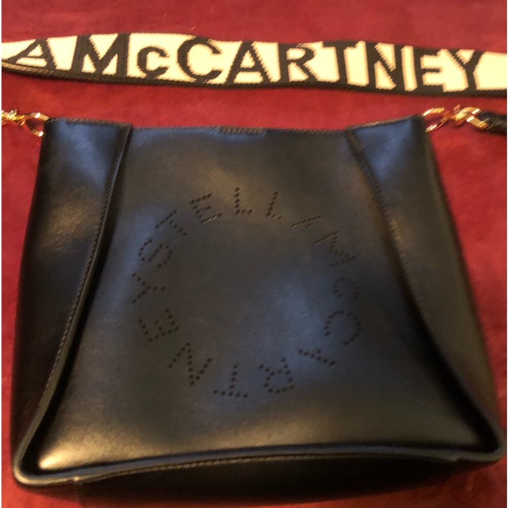 Stella McCartney - Shoulder/Crossbody Handbag - Soft Supple Black Leather - NWT